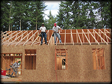 Custom Home Framing Whidbey